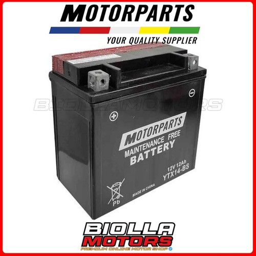 Ytx14 batteria motorparts - ytx14-bs,